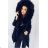 Coat winter park with fur women (s-m-l) K-ZELL FASHION KZE198135B