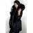 Coat winter park with fur women (s-m-l) K-ZELL FASHION KZE198135B