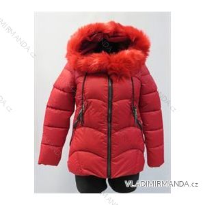 Winter jacket quilted with fur (m-2xl) POLSKá móda LEU1810H9827
