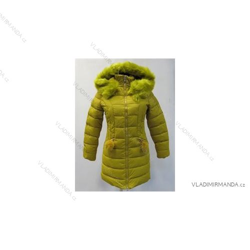 Winter jacket quilted with fur (m-2xl) POLSKá móda LEU1810H1861
