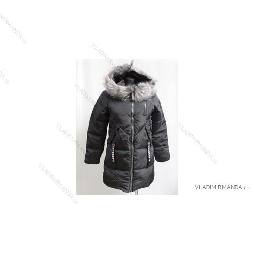 Coat winter quilted lady with fur (m-2xl) POLSKá móda LEU181728
