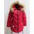 Coat winter quilted lady with fur (m-2xl) POLSKá moda LEU1809H658
