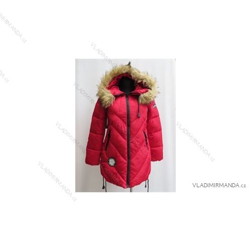 Coat winter quilted lady with fur (m-2xl) POLSKá moda LEU1809H658

