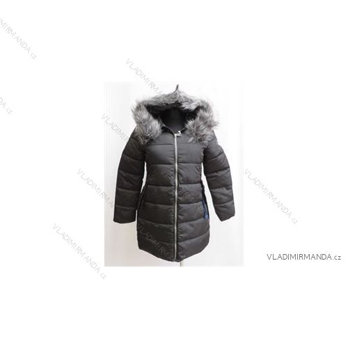 Coat winter quilted lady with fur (m-2xl) POLSKá móda LEU1809H1733
