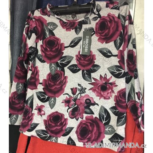 T-shirt tunic long sleeve ladies (l-3xl) ERBOSSI IM101810
