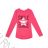 Long Sleeve T-Shirt with Glitter Girls (134-164) KUGO K724