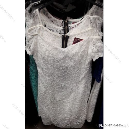 Lace lace dress with bare shoulders womens (uni s / m) ITALIAN Fashion IM9181018
