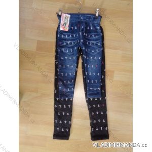 Leggings warm jeans for children and adolescent girls (3-12 years) ELEVEK AB705-3
