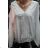 Tunic blouse 3/4 long sleeve ladies (uni sl) ITALIAN Fashion IM9181046