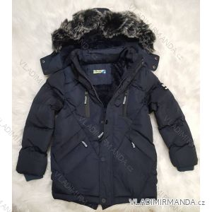 Winter jacket jacket insulated fur boys (8-16let) KUGO JK-1811