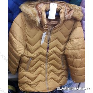 Winter jacket with fur women's oversized (xl-5xl) POLSKá MODA PM118247
