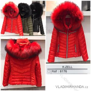Winter jacket with hood and fur (K-ZELL ITALIAN MODA KZE188176
