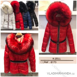 Winter jacket with fur hood and fur (K-ZELL ITALIAN MODA KZE188173

