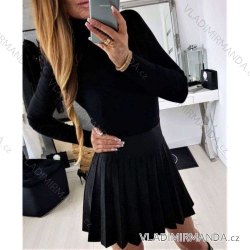 Skirt pleated womens (uni sl) ITALIAN Fashion IM9181051
