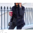 Winter jacket furskin with leather pockets warm artificial fur (s-4xl) AFASHION AF18048