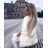 Winter jacket furskin with leather pockets warm artificial fur (s-4xl) AFASHION AF18048