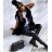 Winter jacket furskin with leather pockets warm artificial fur (s-4xl) AFASHION AF18048