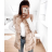 Winter jacket furskin with leather pockets warm artificial fur (s-4xl) AFASHION AF18048