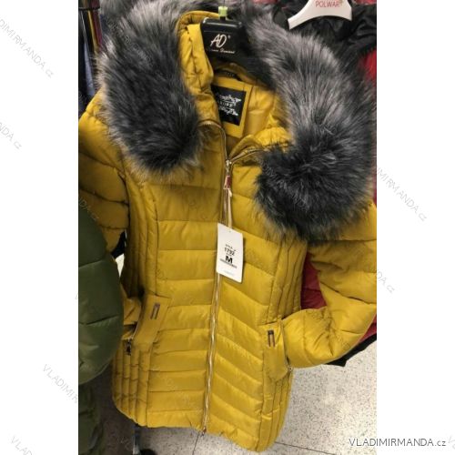 Winter jacket quilted with women's fur (s-2xl) Garoff PM2181845
