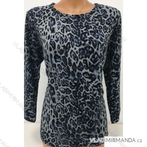 T-shirt leopard pattern womens (L-3XL) Erbossi K9529
