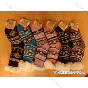 Socks insulated cotton non-slip ladies (35-42) AMZF PB605
