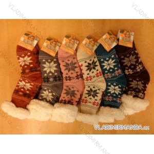 Socks insulated cotton non-slip ladies (35-42) AMZF PB601
