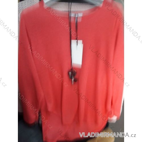 Sweater, tunic knitted with lace (sl) ITALIAN MODA IM919022
