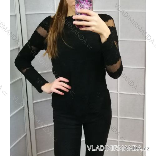 T-shirt lace long sleeve ladies (uni sl) ITALIAN Fashion IM919047