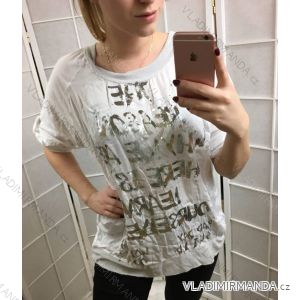 T-shirt tunic long sleeve ladies (uni xl-3xl) ITALIAN Fashion IM719023