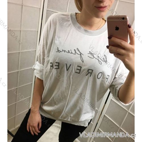 T-shirt tunic long sleeve ladies (uni xl-3xl) ITALIAN Fashion IM719023