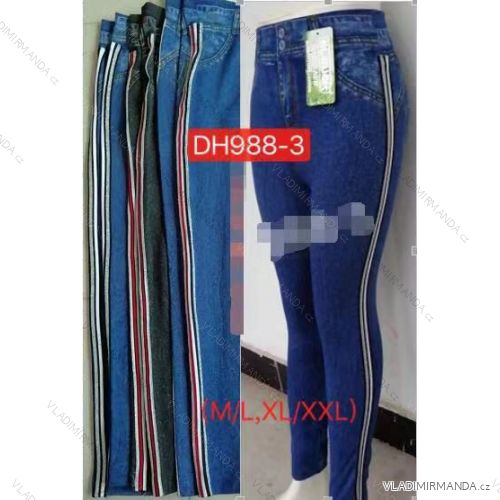 Long denim women's leggings (M / L-XL / 2XL) ELEVEK DH988-3
