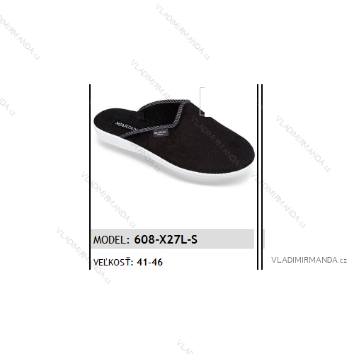 Men's Slippers Slippers (41-46) MJARTAN SHOES 608-X27L-S