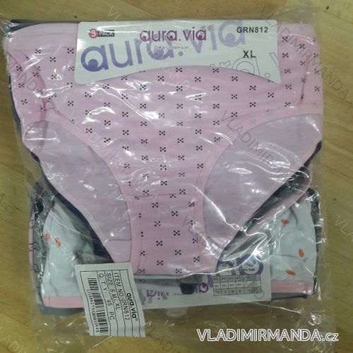 Pants classic women weak 3pcs pack (s-xl) AURA VIA GRN812