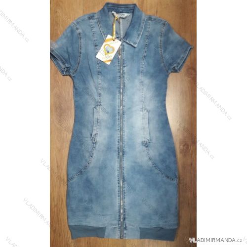 Short sleeve denim dress women's (s-xl) RE-DRESS MA119GD1035-J