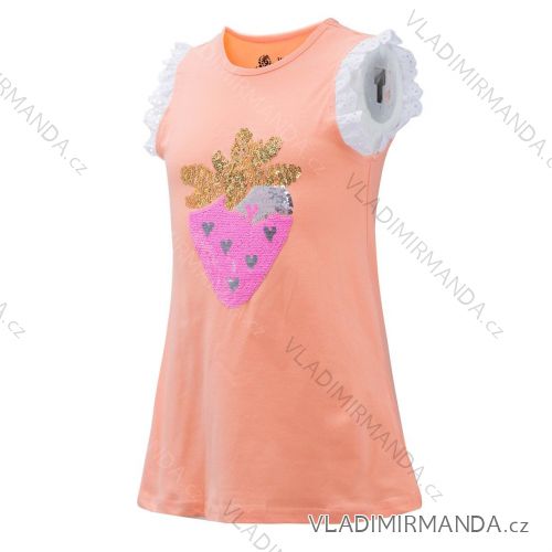 T-shirt short sleeve baby girl (98-128) WOLF S2710