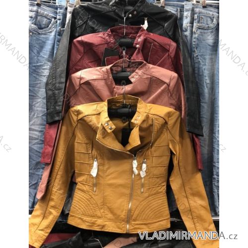 Women's Leatherette Jacket (s-2xl) S. West MA19011
