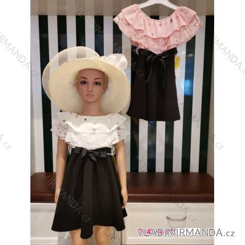 Short sleeve summer dress child girl (4-14 years) ITALIAN FASHION 2942
