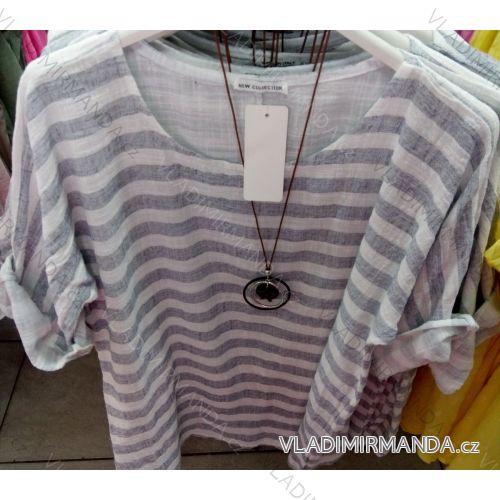 Tunika t-shirt with jewelery womens (uni sl) ITALIAN Fashion IM9181058
