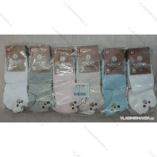 Women's Slim Ankle Socks (35-38,38-41) AURA.VIA NDX3216
