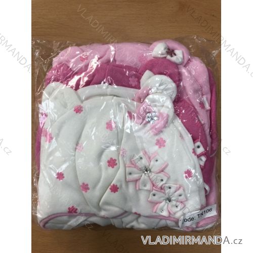 Thin spring cap for infant girls (1-3 years) POLISH PRODUCTION POL119057