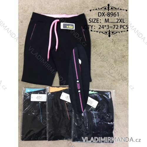 Sweatpants 3/4 Short Ladies (m-2xl) N-FEEL DX-8961
