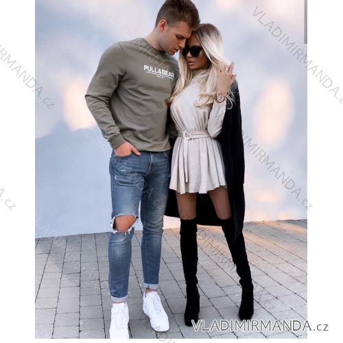 Dress woven long sleeve ladies (uni sl) ITALIAN LEATHER LEU182711H1803