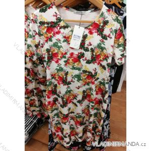Dress Short Sleeve Ladies Summer Flowers (42-50) Benter 61760
