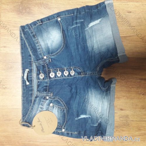 Denim Shorts with Buttons Women (34-44) Place du Jour MA1191219-3
