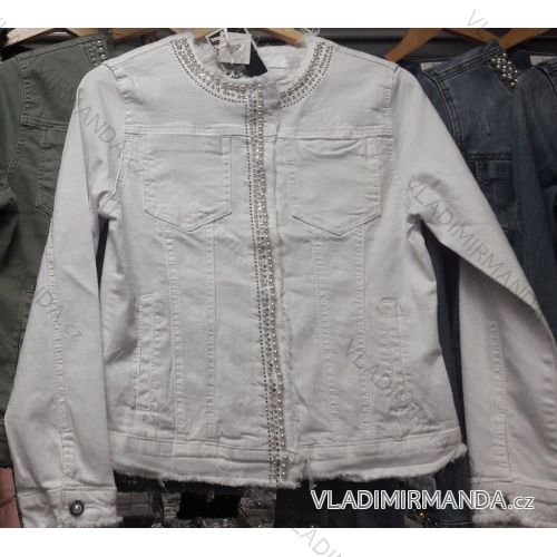 Denim Jacket Short Ladies Pearl (44-52) Ad'oro Denim IM919K6176-2