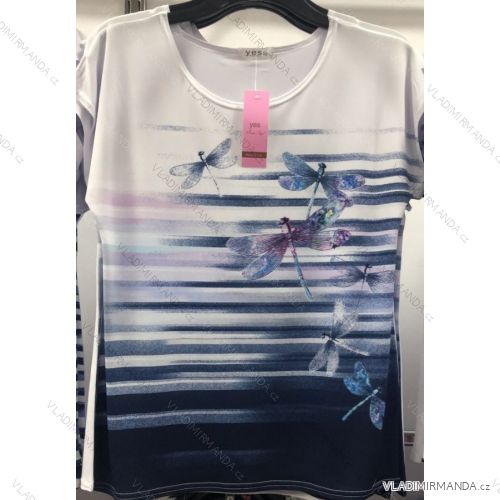 Women's short sleeve t-shirt oversized (m-4xl) YES POLISH MODA PM119112
