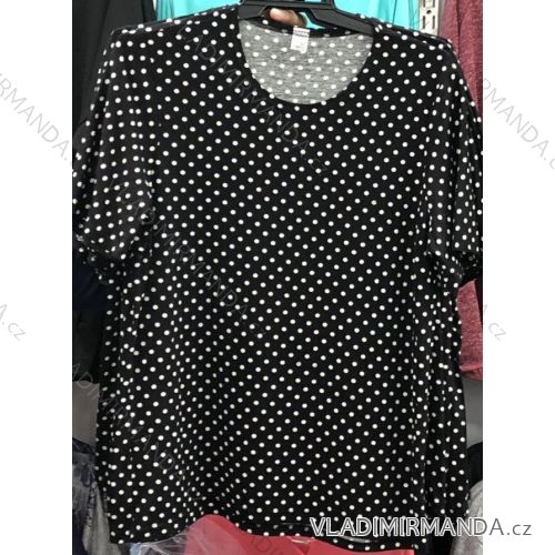 T-shirt short sleeve ladies oversized dot (L-4XL) GOSIA POLISH MODA PM119118
