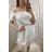 Summer Short Sleeve Dress Women (uni s / m) Italian Fashion IMC19524