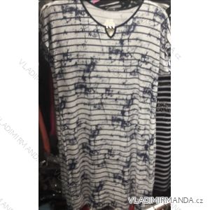 Women's Striped Short Sleeve Summer Dress (L-3xL) Benter 16334
