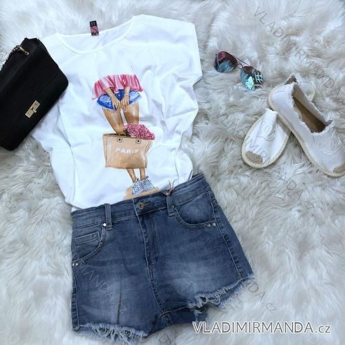 Shorts jeans shorts women (S-XL) ITALIAN MODA IM919255
